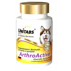 ArthroActive c Q10 для собак при болезнях суставов, 100 таблеток, UNITABS