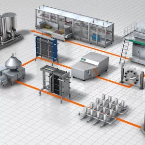 Запчасти, комплектующие пищевого оборудования линий розлива, фасовки Tetra-Pak и др