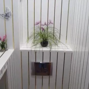 Отделка балконной стены. Низкие цены.