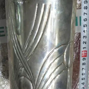 серебряное ведёрко-термос для бутылки шампанского, ручная работа, Италия