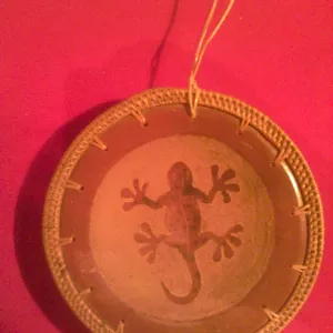 Декоративная тарелка «Ящерка»