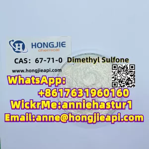 CAS 67-71-0 China new buy high quality Dimethyl sulfone 99.9% White powder