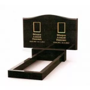 ПАМЯТНИК ИЗ ГРАНИТА ДВОЙНОЙ №B-1 установим под ключ