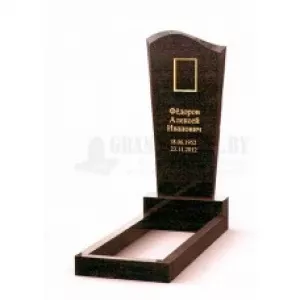 ПАМЯТНИК ИЗ ГРАНИТА НА 1 ЧЕЛ. №A-2 вертикальный под ключ
