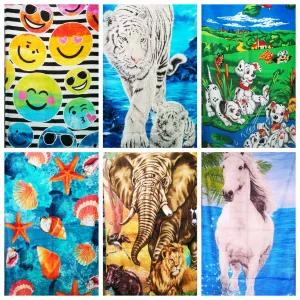 Рушники банні, лицеві, кухонні, пляжні в асортименті