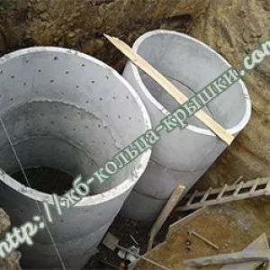 жб кольца бетонные для сливных ям,канализации