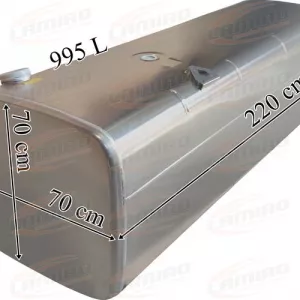 DAF 995L 2200X700X700 Паливний бак алюміній