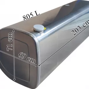 ПАЛИВНИЙ БАК VOLVO RVI 805L 2030X690X710 АЛЮМІНІЙ