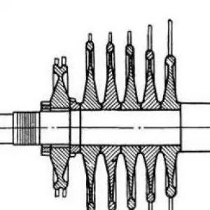 Сегмент бандажа паровой турбины ПТ-60-90