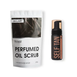 Мус-автозасмага для тіла + Скраб для тіла Royal Perfumed Oil Scrub В ПОДАРУНОК!