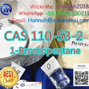 CAS 110-53-2, hot sale, purity 99%, 1-Bromopentane, +8615668300211