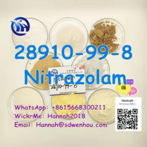 Factory price, CAS 28910-99-8, Nitrazolam, from China, +8615668300211