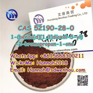 China supplier, CAS 52190-28-0, 1-(benzo[d][1,3]dioxol-5-yl)-2-bromopropan-1-one, +8615668300211,From China