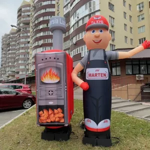 Надувной зазывало человечек