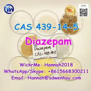 CAS 439-14-5, Diazepam, +8615668300211,Best seller