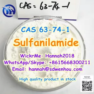 Wholesale raw materials, CAS 63-74-1, Sulfanilamide, +8615668300211