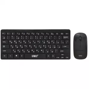 Беспроводная клавиатура IOS с мышкой Keyboard Wireless 901. Цвет: черный