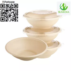 paper bowl disposable bowls paper bowl with lid bagasse packaging 8 oz 12oz 16oz 24oz