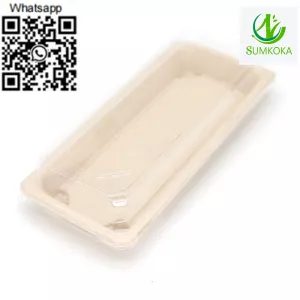 display trays fruit tray sugarcane tray tray plate pulp tray packaging bagasse packaging sushi tray meat tray