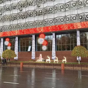 Новогодние 3д фигуры. Ташкент