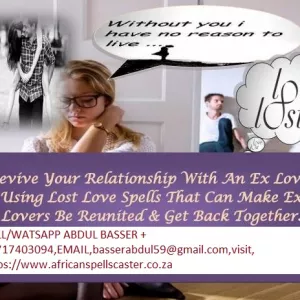 Lost Love Spells to Get Back With My Ex Call+27717403094