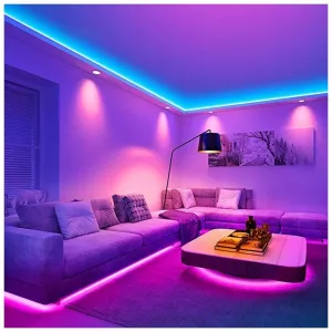 Підсвічування кімнати відпочинку LED стрічкою світлодіодною, кольоровою