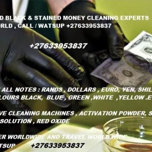 Dyed & Black Money Cleaning Services  Automatic ssd Machine for sale  +27633953837
