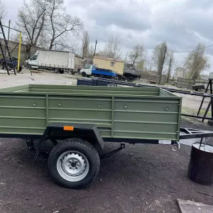 Новий одновісний причіп від виробника Дніпро-251 на ресорах Волга