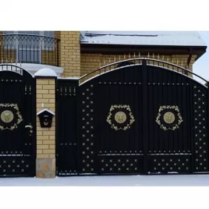 Ворота, двери, козырьки, модульные конструкции из металла в Луганске и ЛНP на заказ кв.Заречный, д.4