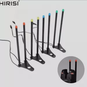 Снег-бари Led лампы Hirisi (алюминий) к электронному сигнализаторуСнег-бари Led лампы Hirisi (алюминий) к электронному сигнализатору (Дополнения к сигнализатору поклевки), набор 4шт. (4 разных цвета) Ушная дуга со светодиодной подсветкой Количество