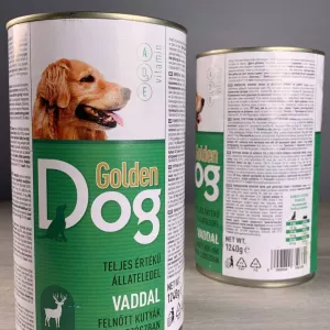 Влажный корм для псов GOLDEN DOG (1240g.) GOLDEN DOG wet food for dogs