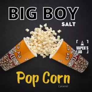 Купити рідину на сольовому нікотині BIG BOY Salt «Pop corn caramel» 15ml