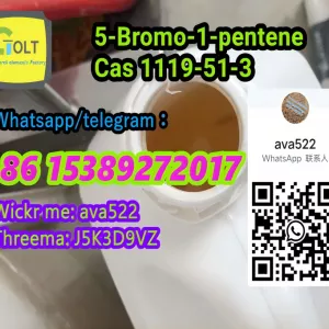 Safe delivery to your door 5-Bromo-1-pentene Cas 1119-51-3 liquid supplier WAPP/teleg:+8615389272017