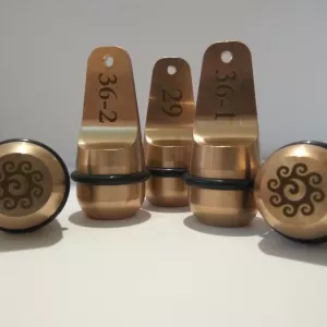 Брелоки латунні