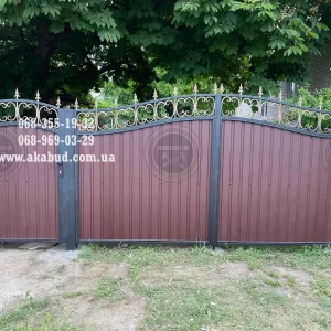 Распашные ворота, откатные ворота, навесы, козырьки, балконные ограждения, заборы