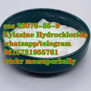 Hot selling factory supply white powder cas 23076-35-9 xylazine hydrochloride in bulk stock wickr me :superkelly