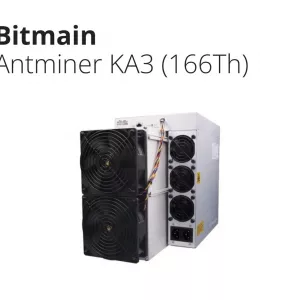 Hot Sales : New Antminer Bitmain KA3 ( 166 ) KDA Kadena 3154W ASIC Miner