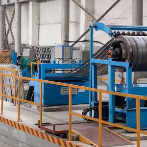 Линия для продольной резки рулона металла модель JB1.5x1250