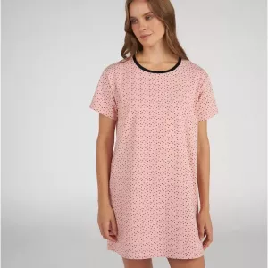 Жіноча нічна сорочка з коротким рукавом «Caramel» (арт. LDK 129/08/02)