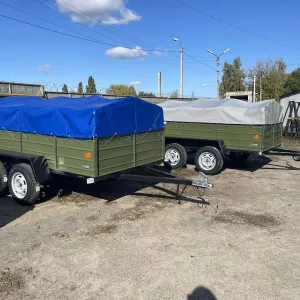 Двовісний причіп посилений 300х1500х500