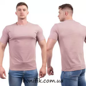 Бежева спортивна чоловіча футболка (арт. Ф 950159)