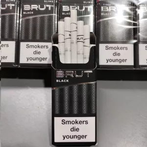 сигареты Брют слимс черный,Brut slims black (6мг)