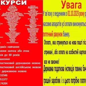 Курси кухар, кондитер, сушист, піццеолі, пекар, бармен, баріст, кальянщик