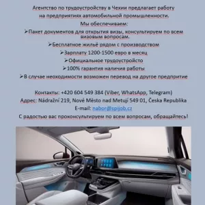 Работа в Чехии