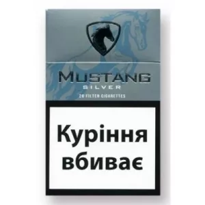 сигареты Мустанг сильвер,Mustang silver king size (6мг)