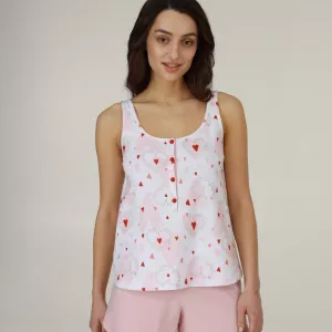 Жіноча піжама з майкою і шортами «Sweet Love» (арт. LPK 4570/13/01)