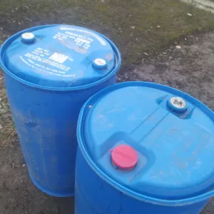 Пластиковая бочка 220 литров пищевая из под спирта