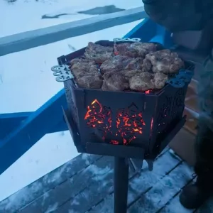 Универсальный разборный мангал,костровая чаша,очаг. Изделия из металла лазером.