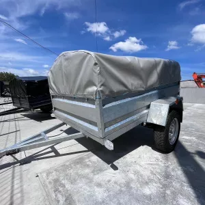 Причіп оцинкований 200х130х40. Модель оцинкованого причепа Д-2013Ц