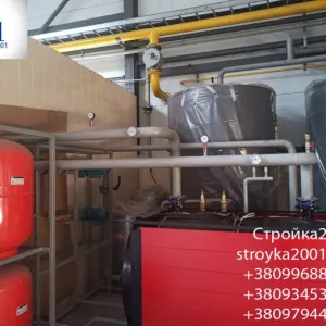 Монтаж котельной с баками ГВС. Монтаж котельных под ключ☝️